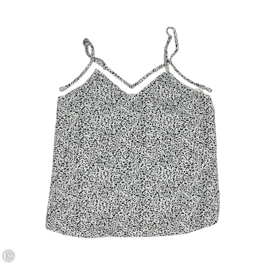 Blouse Sleeveless By Nine West In Black & White, Size: Xs