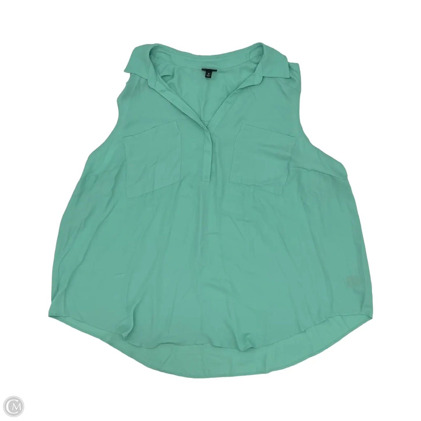 Blouse Sleeveless By Torrid In Green, Size: 4x