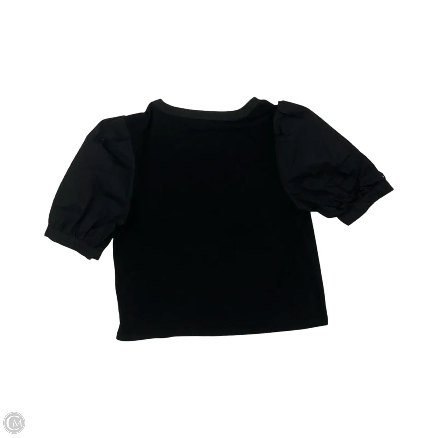 Top Short Sleeve By Evereve In Black, Size: L