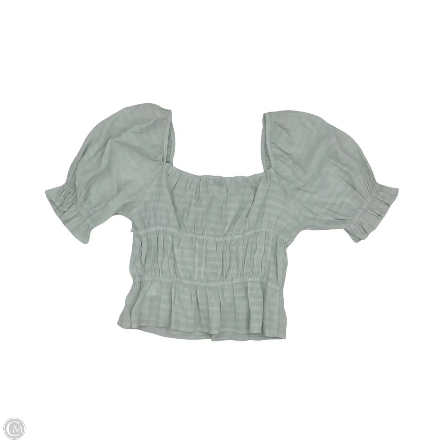 Blouse Short Sleeve By Hyfve In Green, Size: S