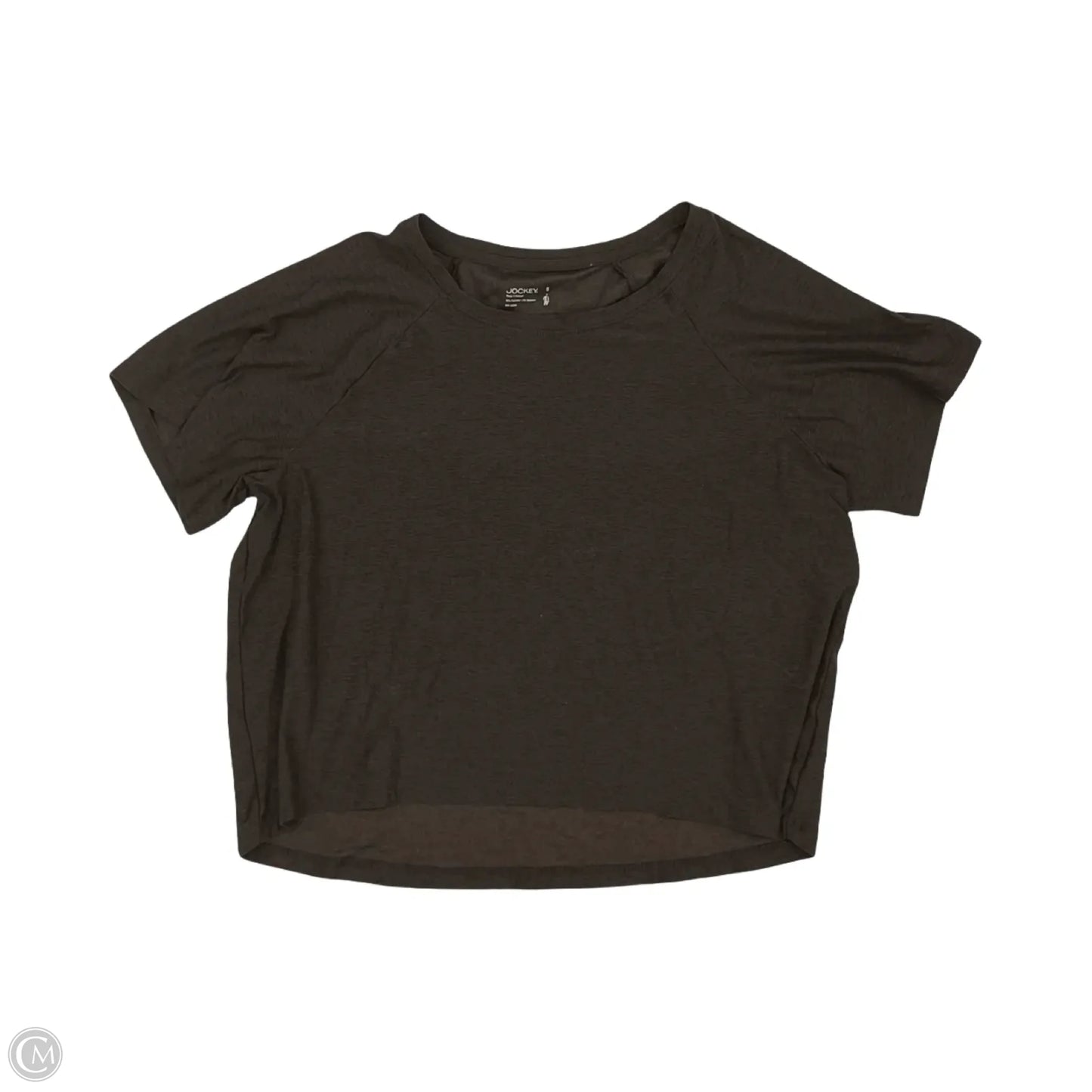 Top Short Sleeve By Jockey In Brown, Size: S