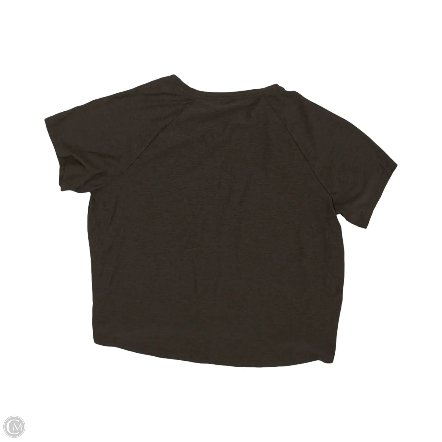 Top Short Sleeve By Jockey In Brown, Size: S