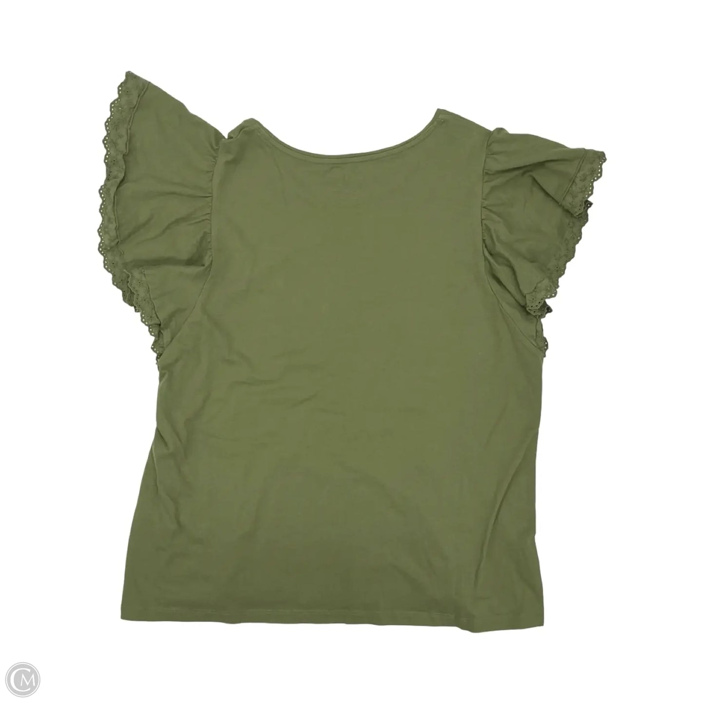 Top Short Sleeve By Time And Tru In Green, Size: Xxl