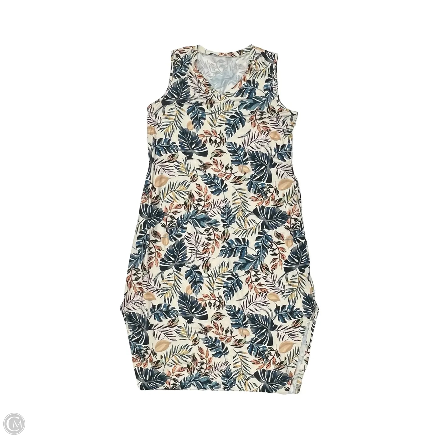 Dress Casual Short By Cmf In Tropical Print, Size: Xl