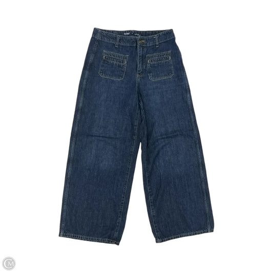 Jeans Wide Leg By Old Navy In Blue Denim, Size: 8
