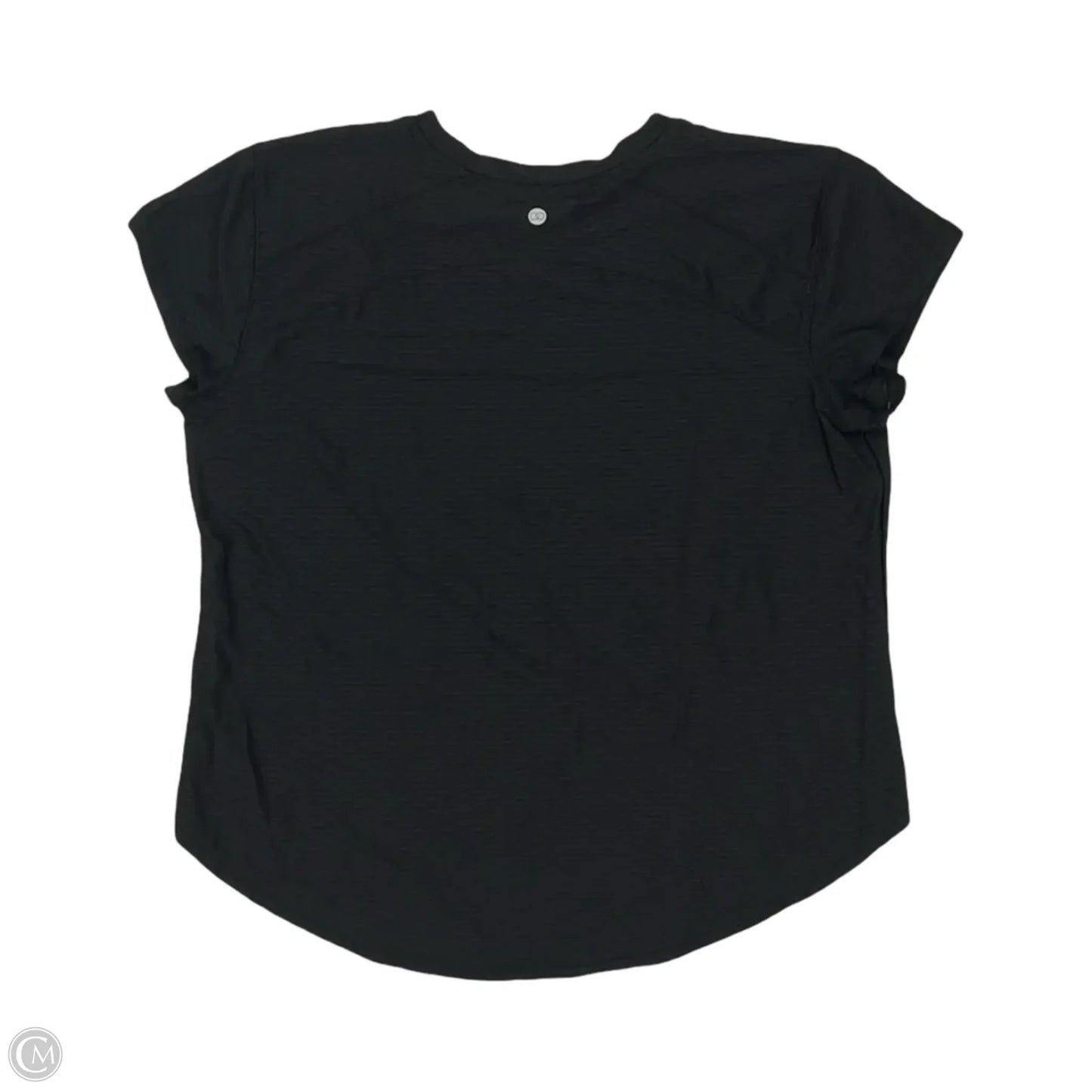 Athletic Top Short Sleeve By Calia In Black, Size: M