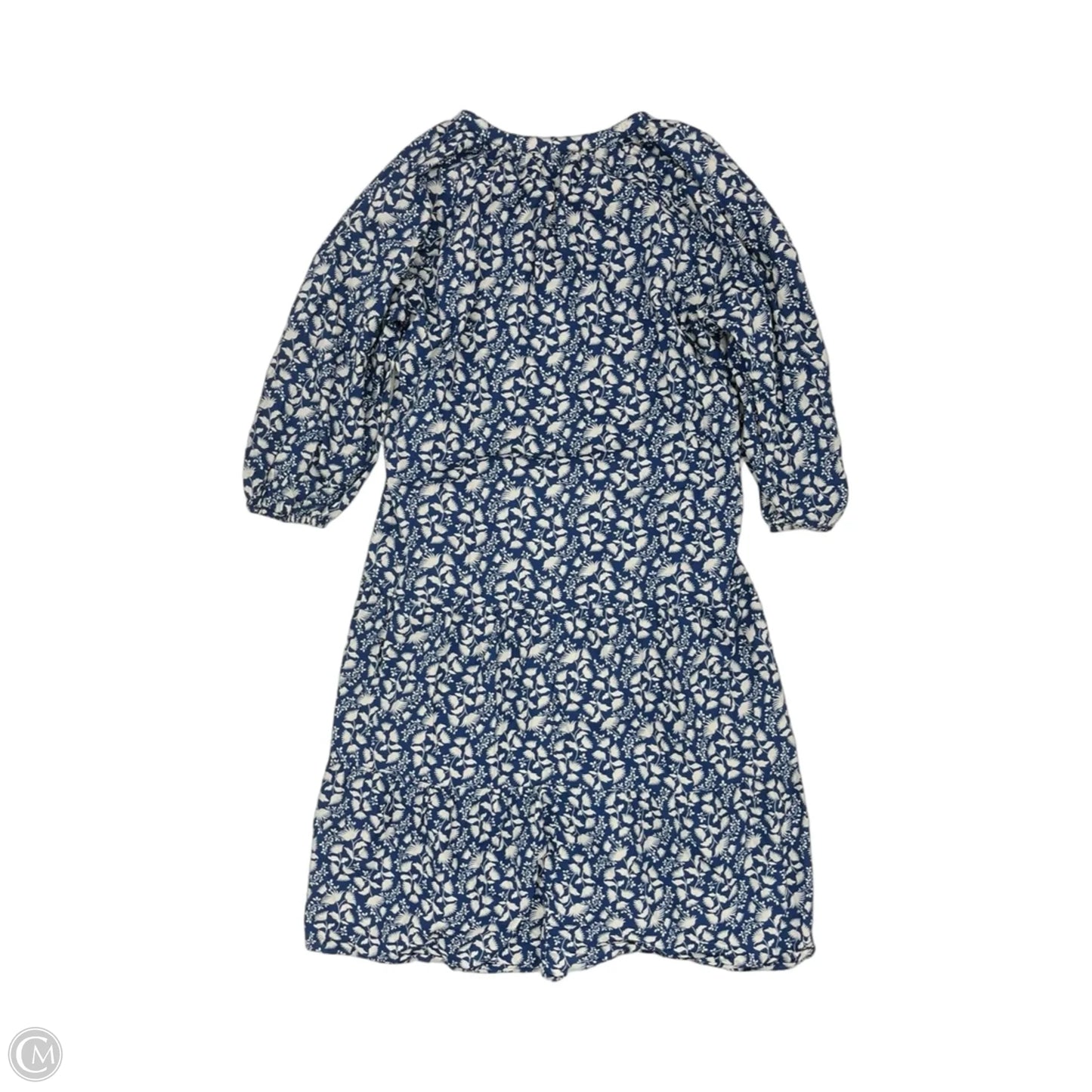 Dress Party Midi By Terra & Sky In Blue & Cream, Size: 3x