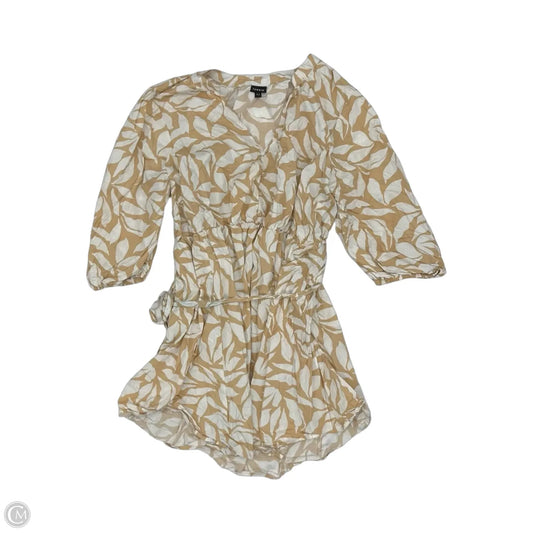 Dress Casual Short By Torrid In Cream & Tan, Size: 4x
