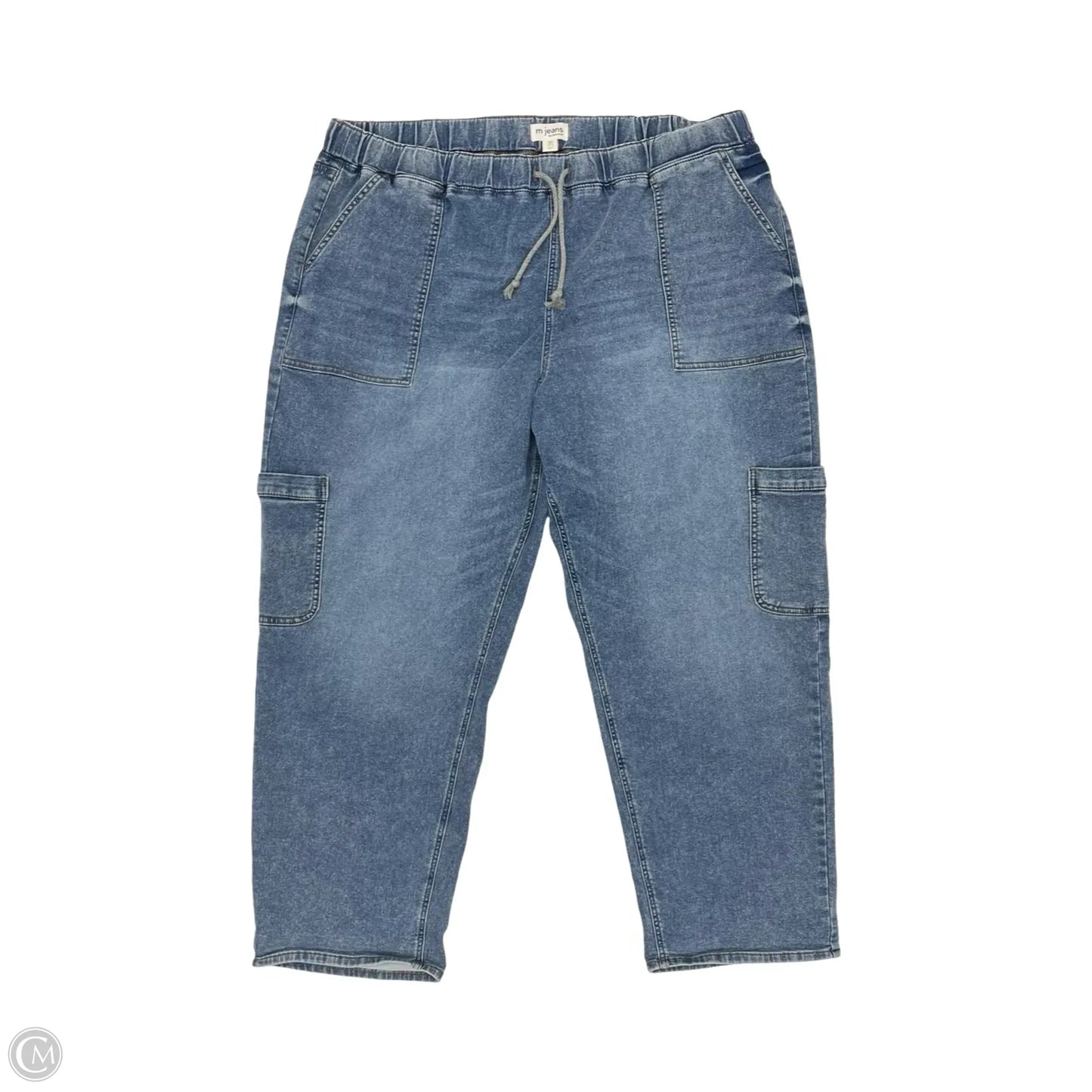 Jeans Straight By Maurices In Blue Denim, Size: 24