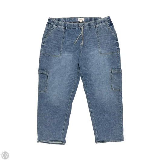 Jeans Straight By Maurices In Blue Denim, Size: 24