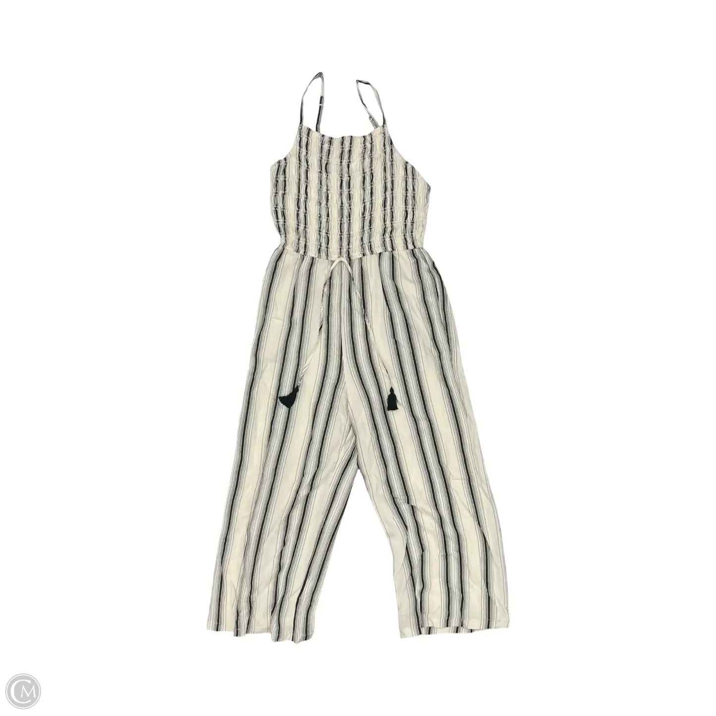 Jumpsuit By Clothes Mentor In Striped Pattern, Size: M
