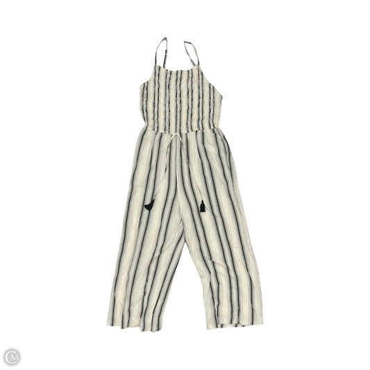 Jumpsuit By Clothes Mentor In Striped Pattern, Size: M