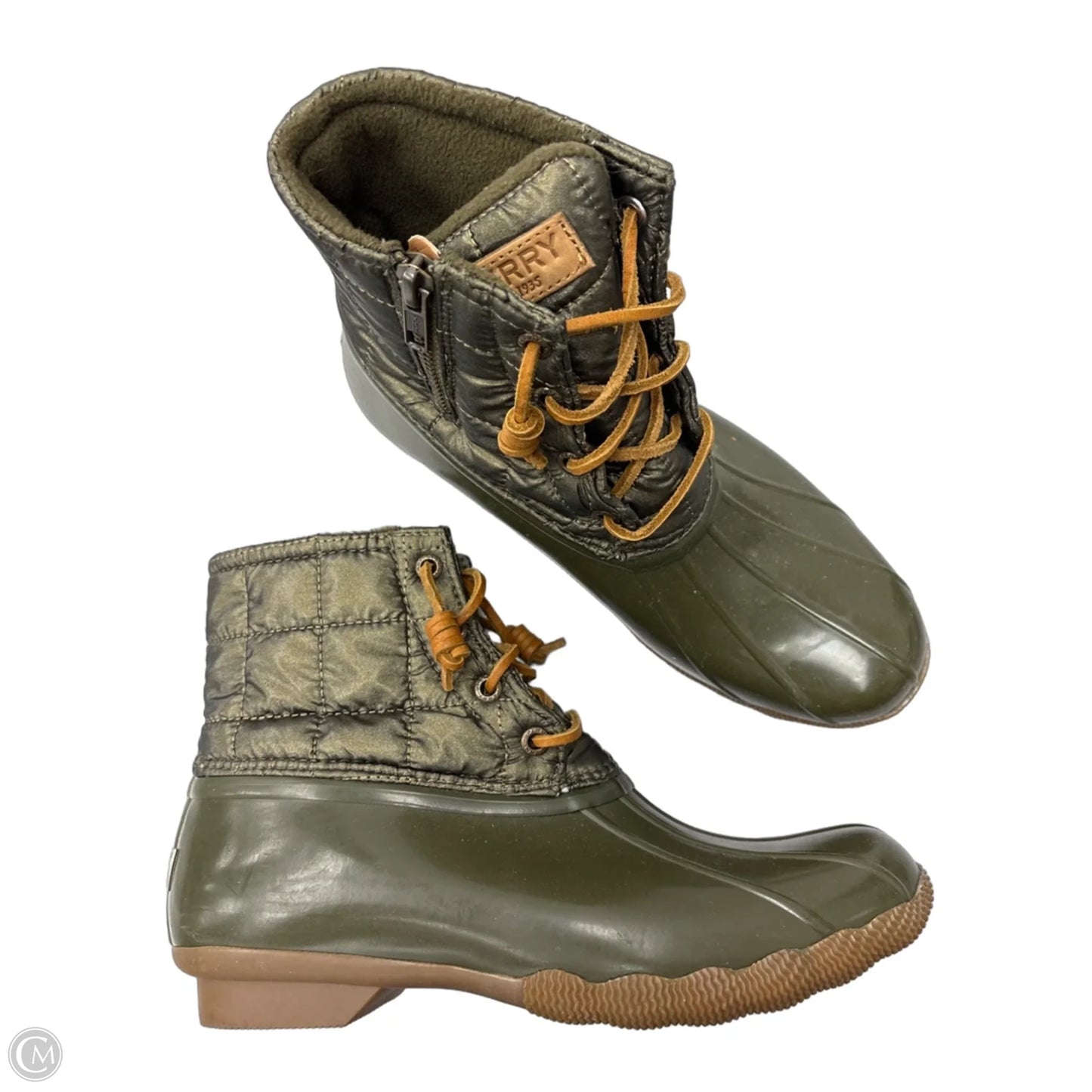 Boots Rain By Sperry In Green, Size: 7
