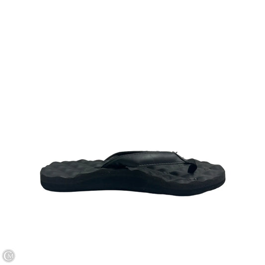 Sandals Flip Flops By Reef In Black, Size: 7