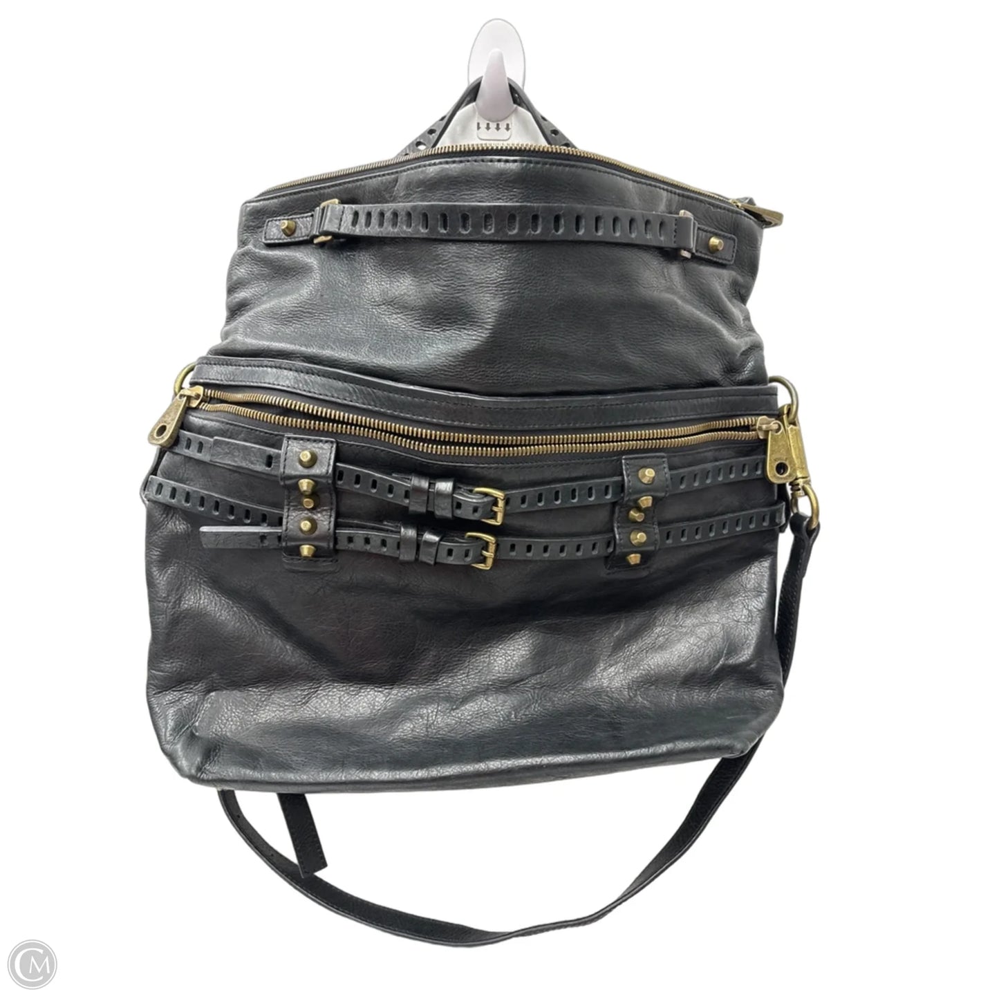 Crossbody Leather By Clothes Mentor, Size: Large