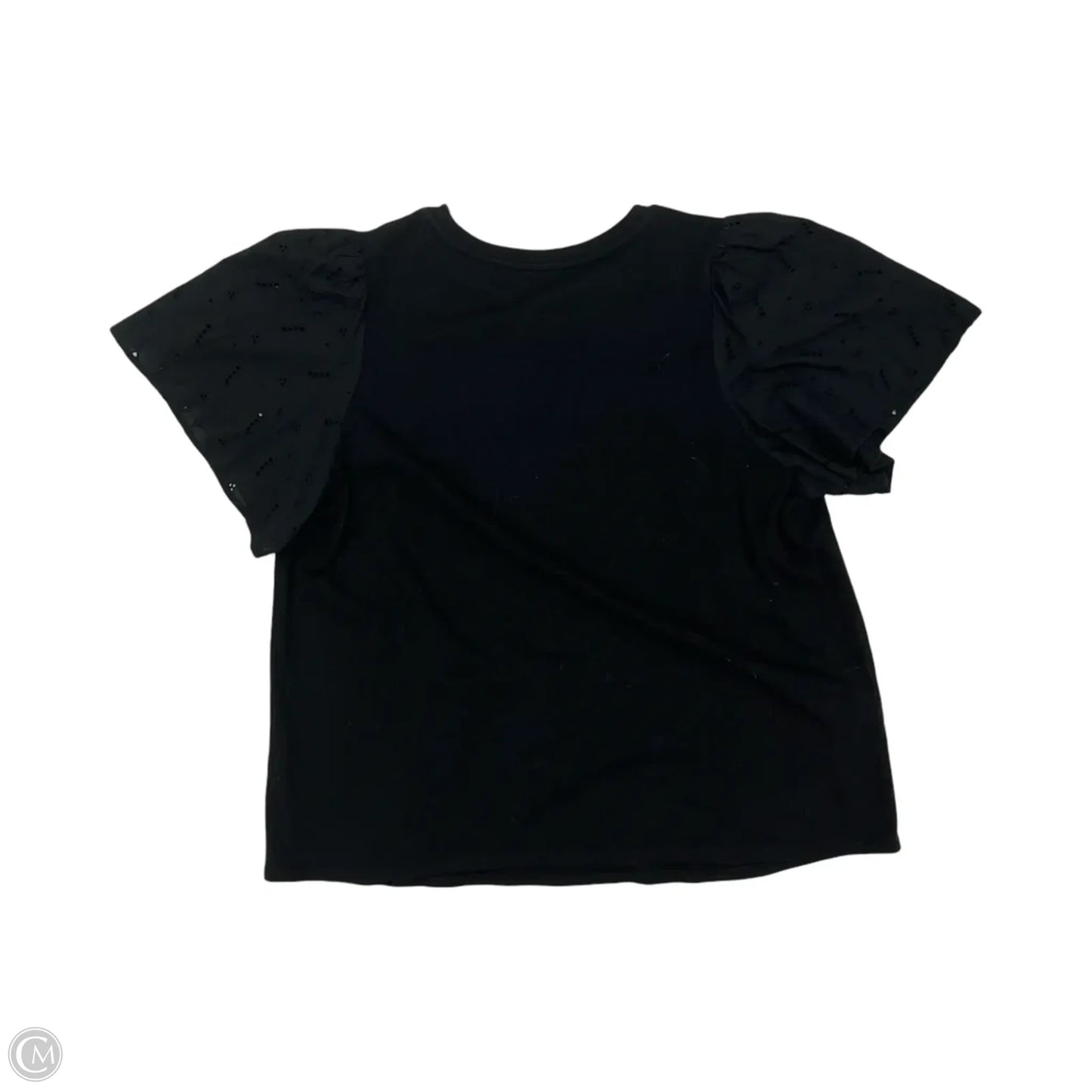 Top Short Sleeve By A New Day In Black, Size: Xxl