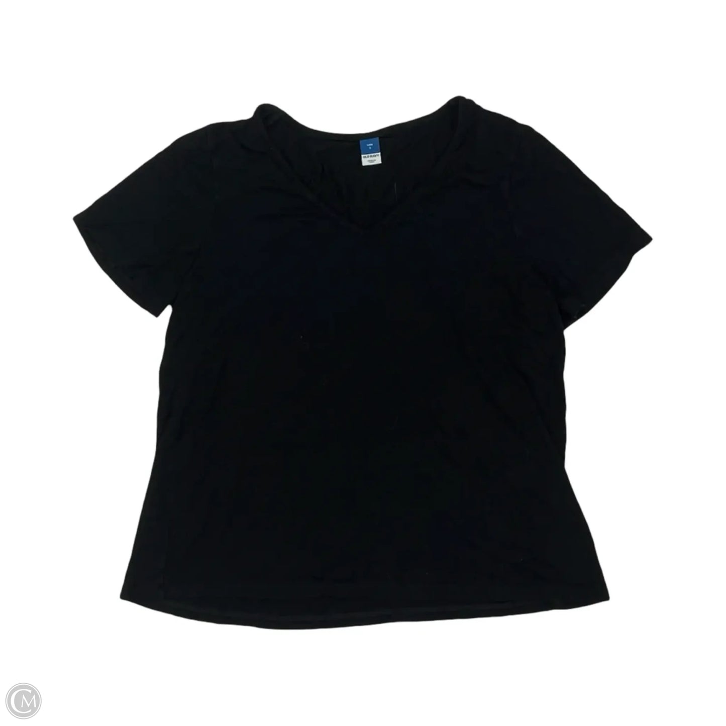 Top Short Sleeve By Old Navy In Black, Size: S