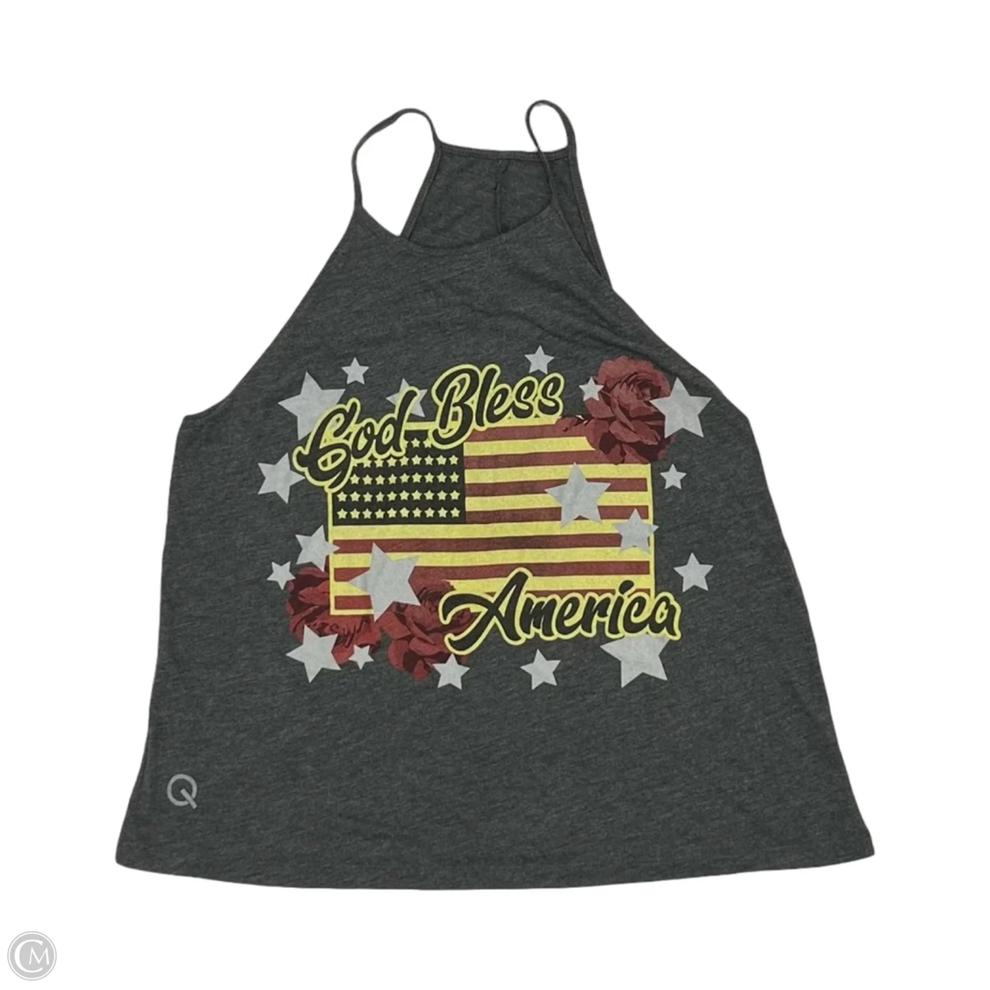 Top Sleeveless By Clothes Mentor In Grey, Size: M