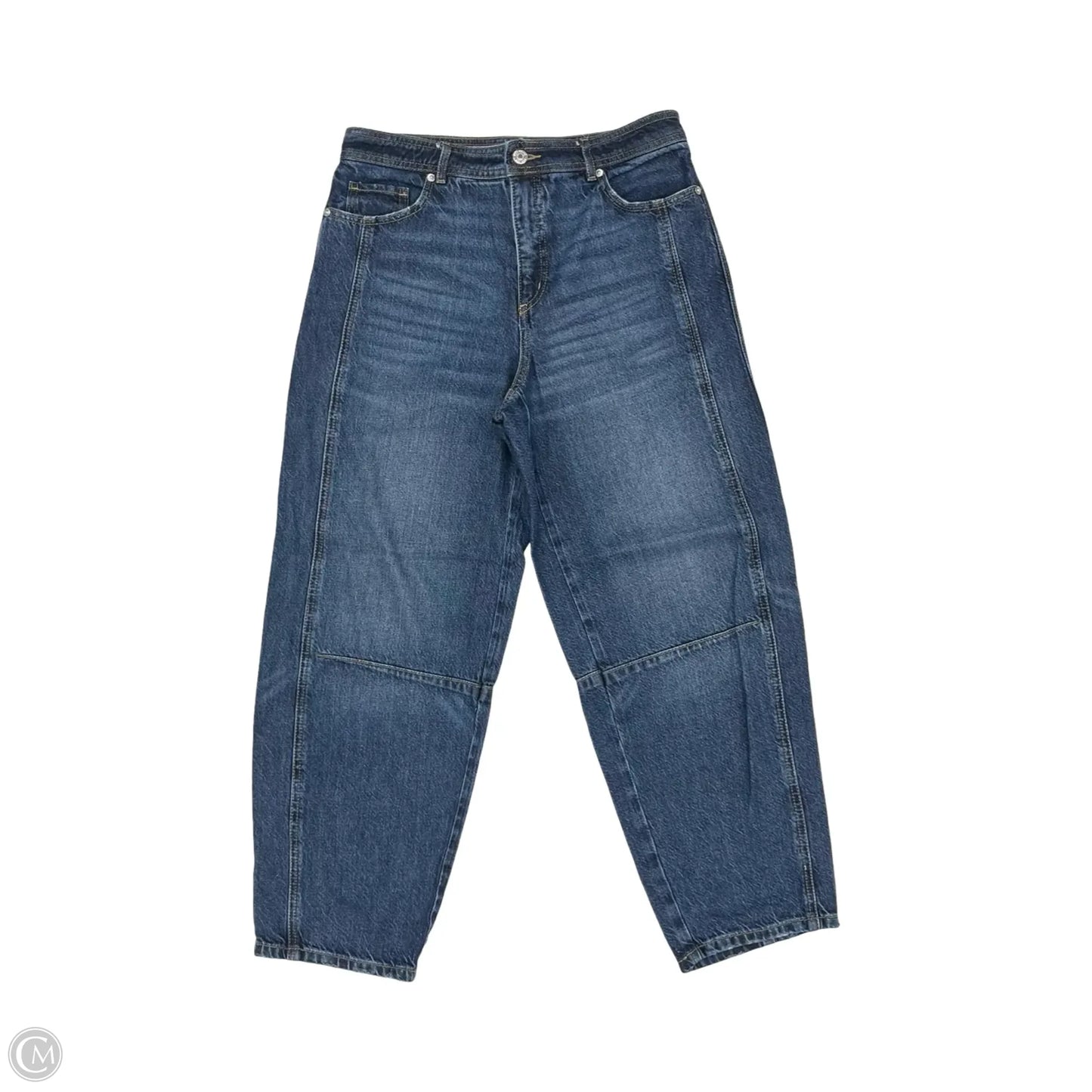 Jeans Straight By Loft In Blue Denim, Size: 6
