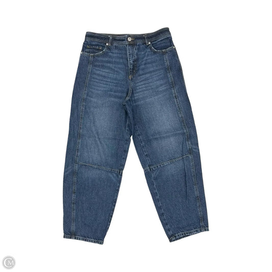 Jeans Straight By Loft In Blue Denim, Size: 6