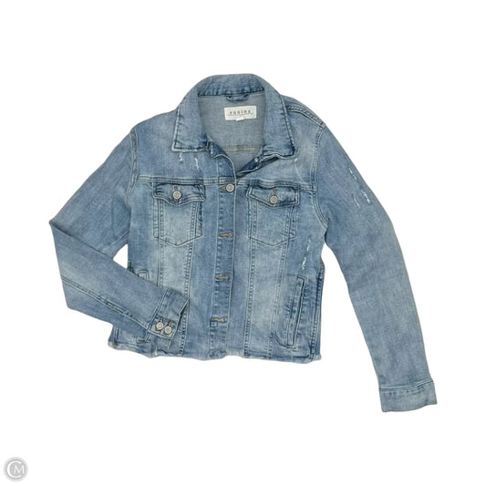 Jacket Denim By Eunina In Blue Denim, Size: S