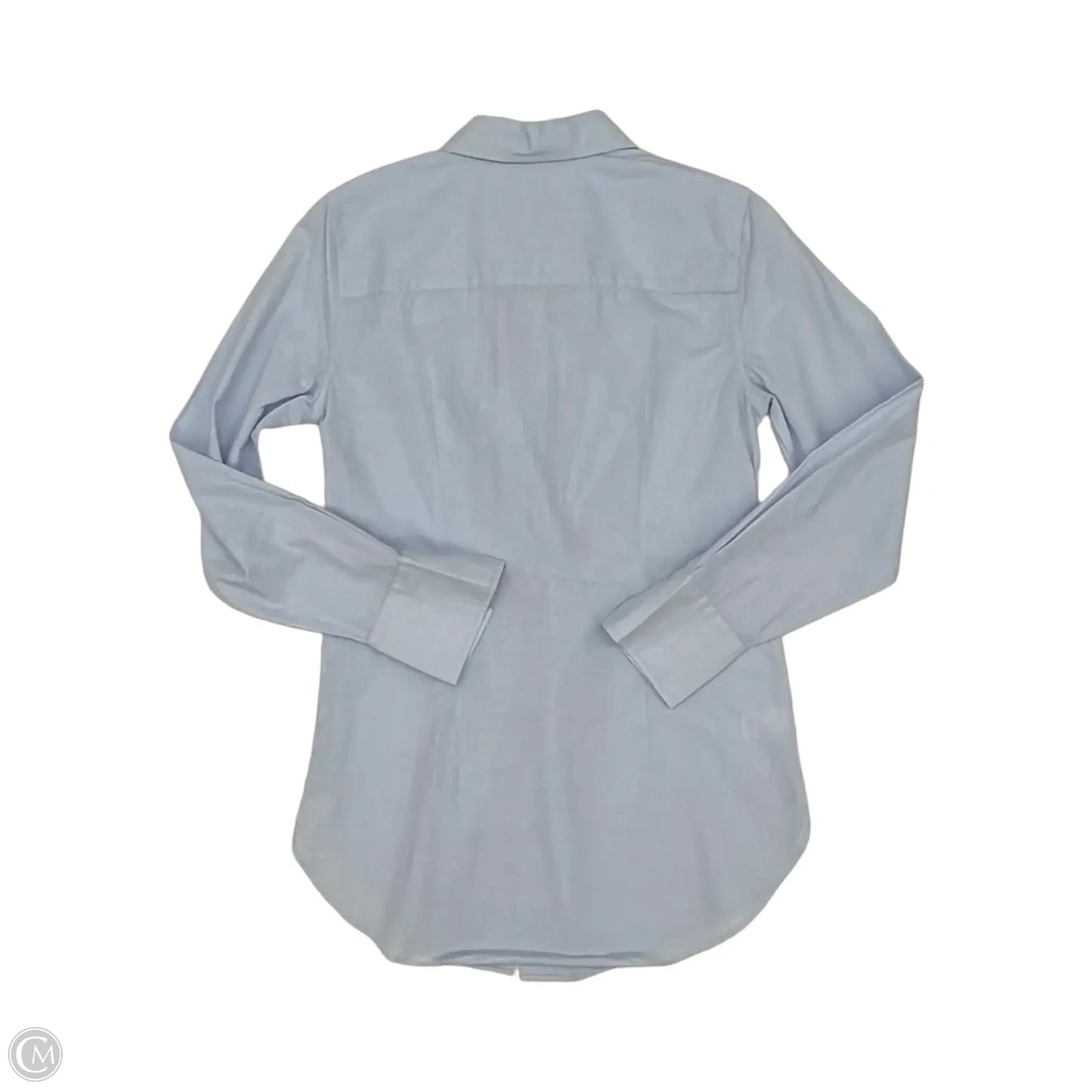 Tunic Long Sleeve By Loft In Blue, Size: 2