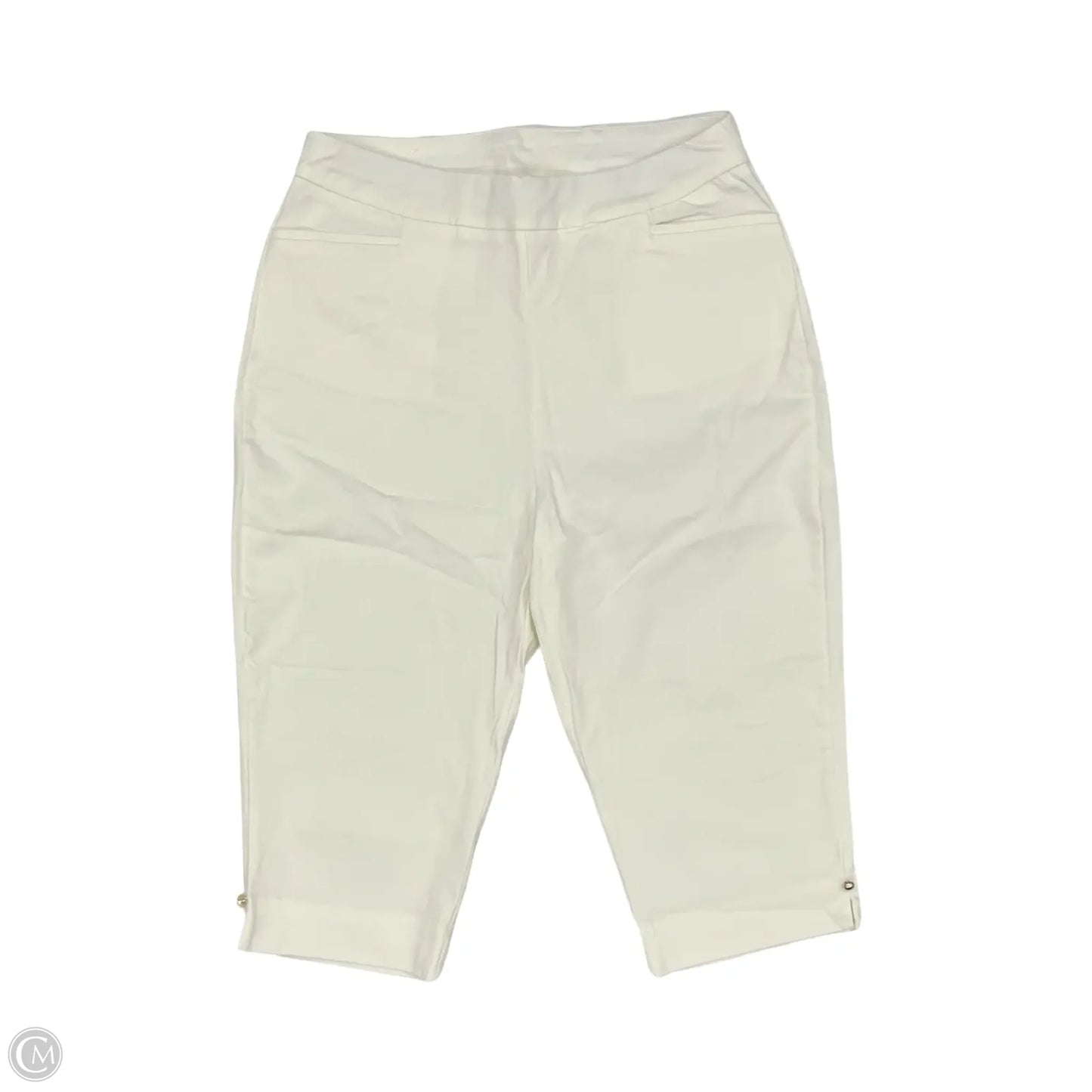 Pants Cropped By Dear Scarlett In Cream, Size: 1x