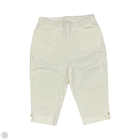 Pants Cropped By Dear Scarlett In Cream, Size: 1x