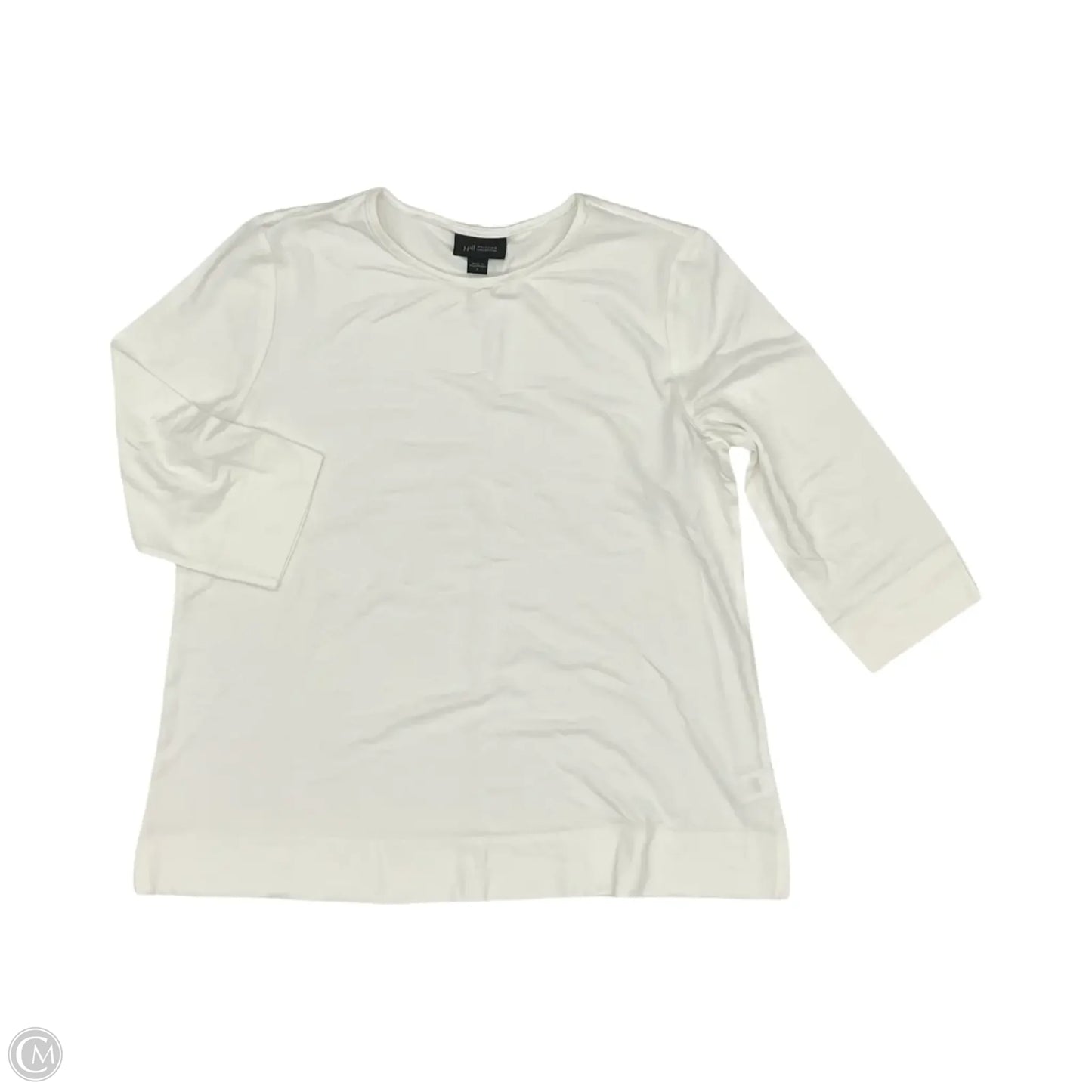 Top 3/4 Sleeve By J. Jill In Cream, Size: S