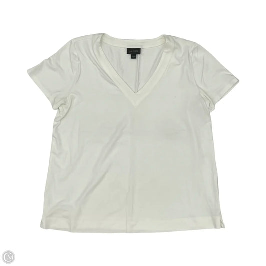 Top Short Sleeve By J. Jill In Cream, Size: S