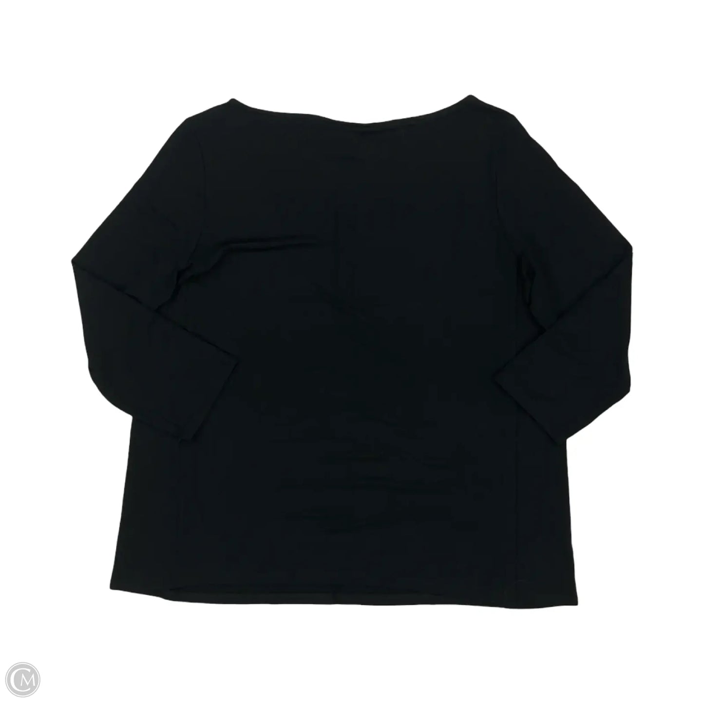 Top Long Sleeve By J. Jill In Black, Size: S