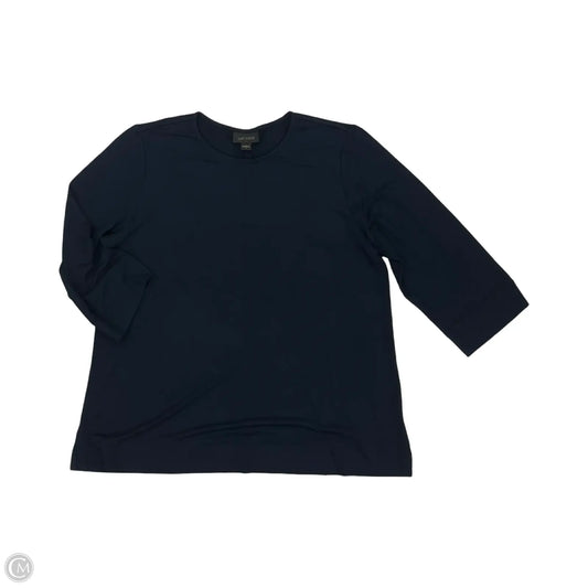 Top 3/4 Sleeve By J. Jill In Navy, Size: S
