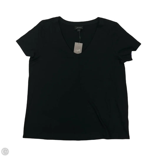 Top Short Sleeve By J. Jill In Black, Size: S