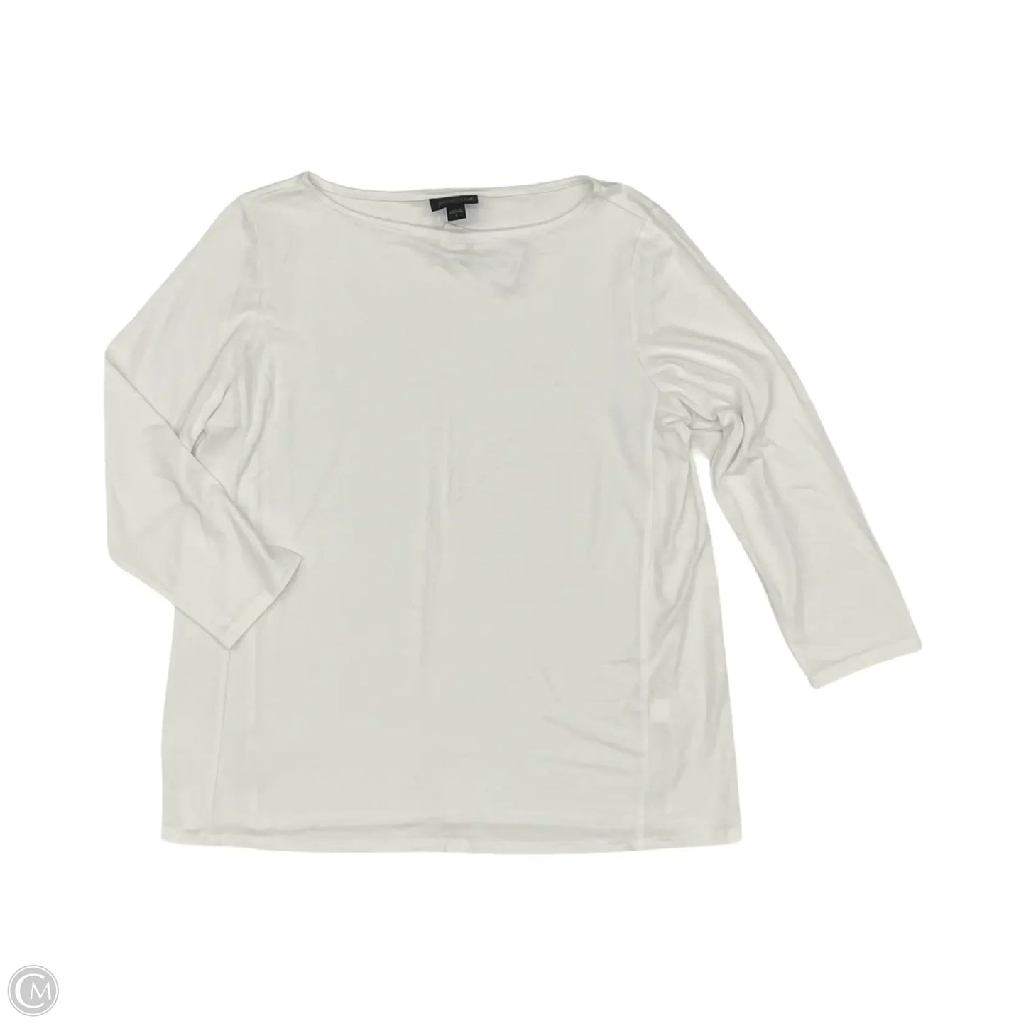 Top 3/4 Sleeve By J. Jill In Cream, Size: S