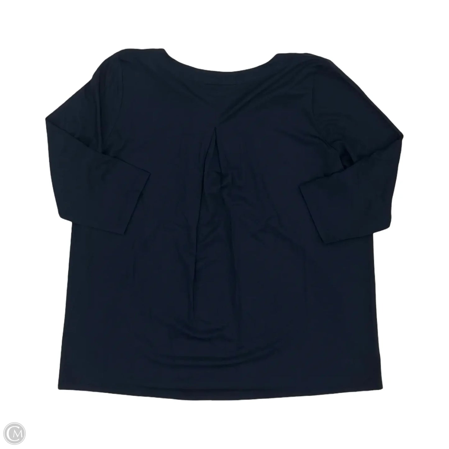 Top 3/4 Sleeve By J. Jill In Navy, Size: S