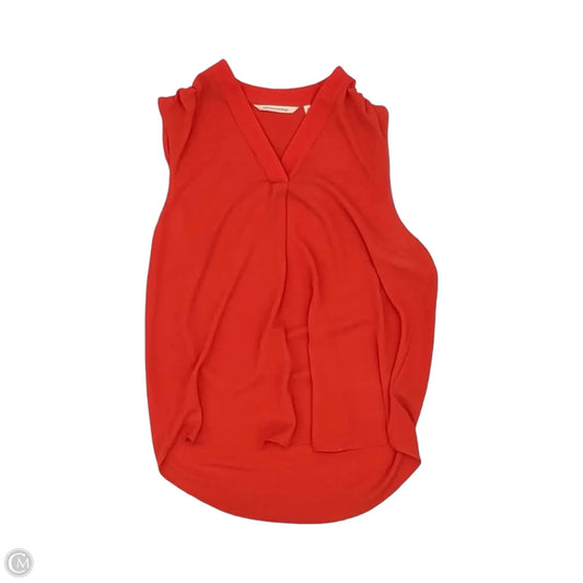 Blouse Sleeveless By Soft Surroundings In Orange, Size: M