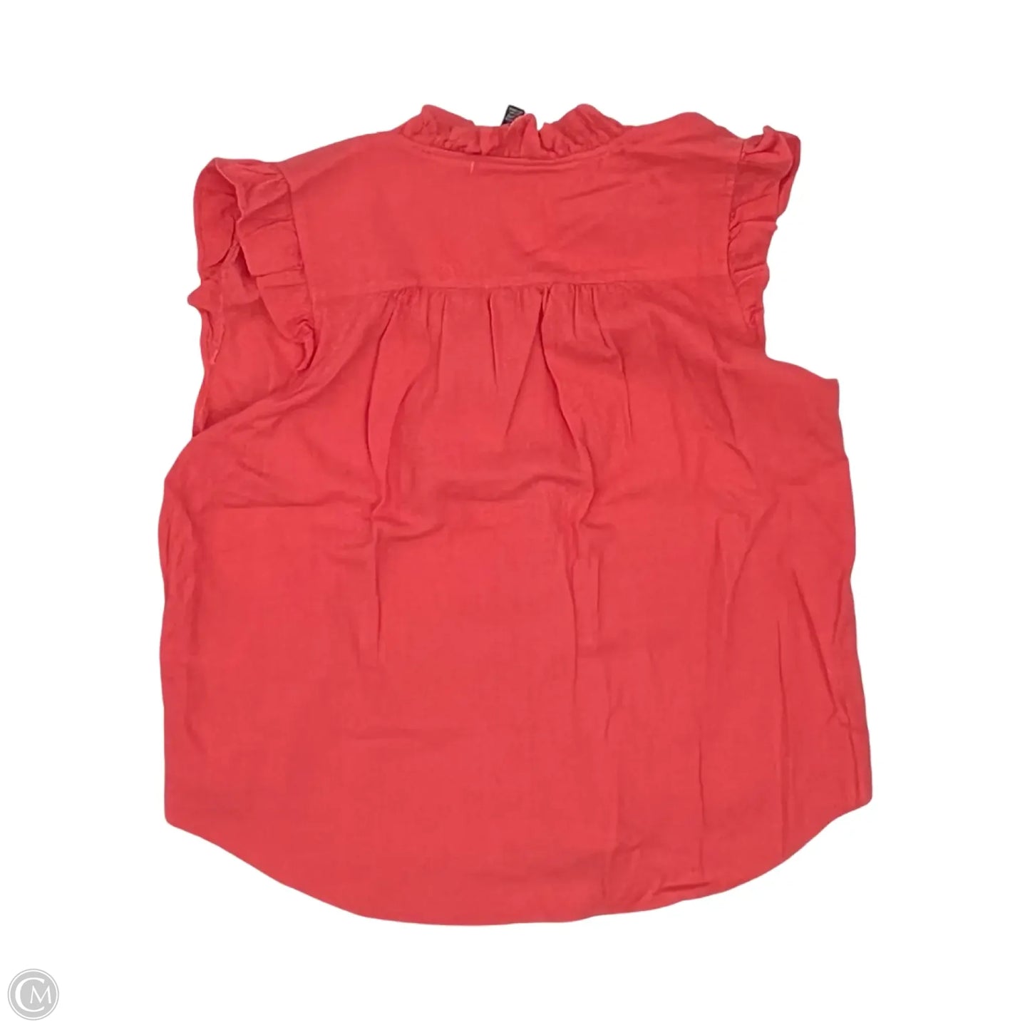 Blouse Sleeveless By Ellen Tracy In Orange, Size: L