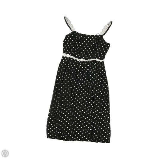 Dress Party Long By Modcloth In Black & Cream, Size: L