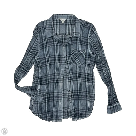 Top Long Sleeve By Lucky & Blessed In Blue, Size: L