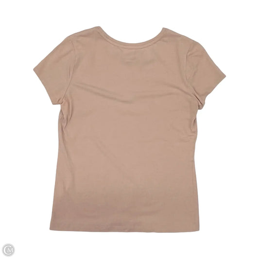 Top Short Sleeve By Banana Republic In Pink, Size: S