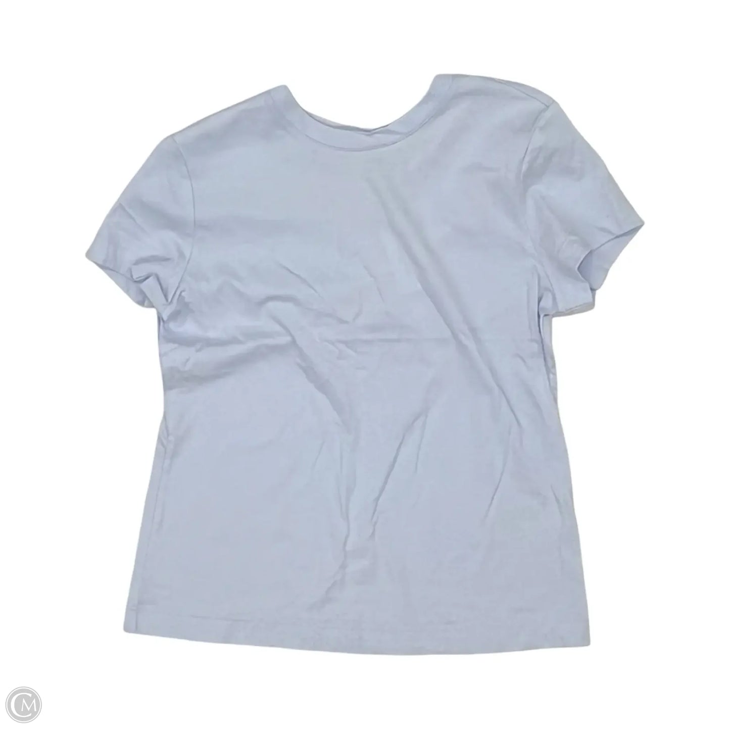 Top Short Sleeve By Banana Republic In Blue, Size: S