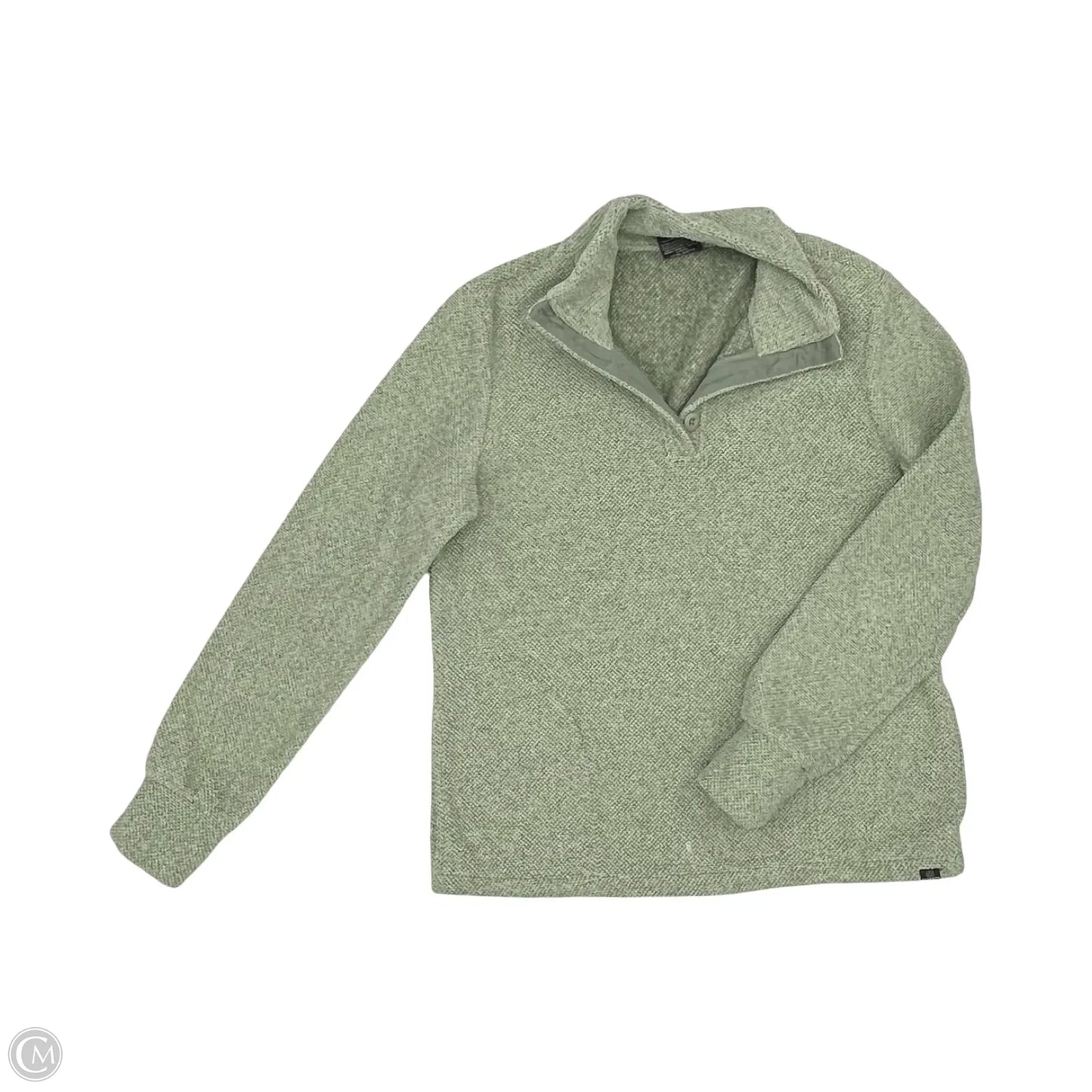 Sweatshirt Collar By Balance Collection In Green, Size: S