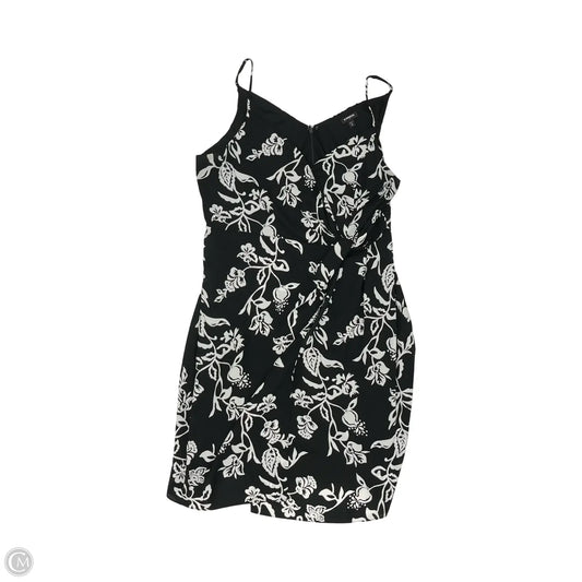 Dress Party Midi By Express In Black & White, Size: Xl