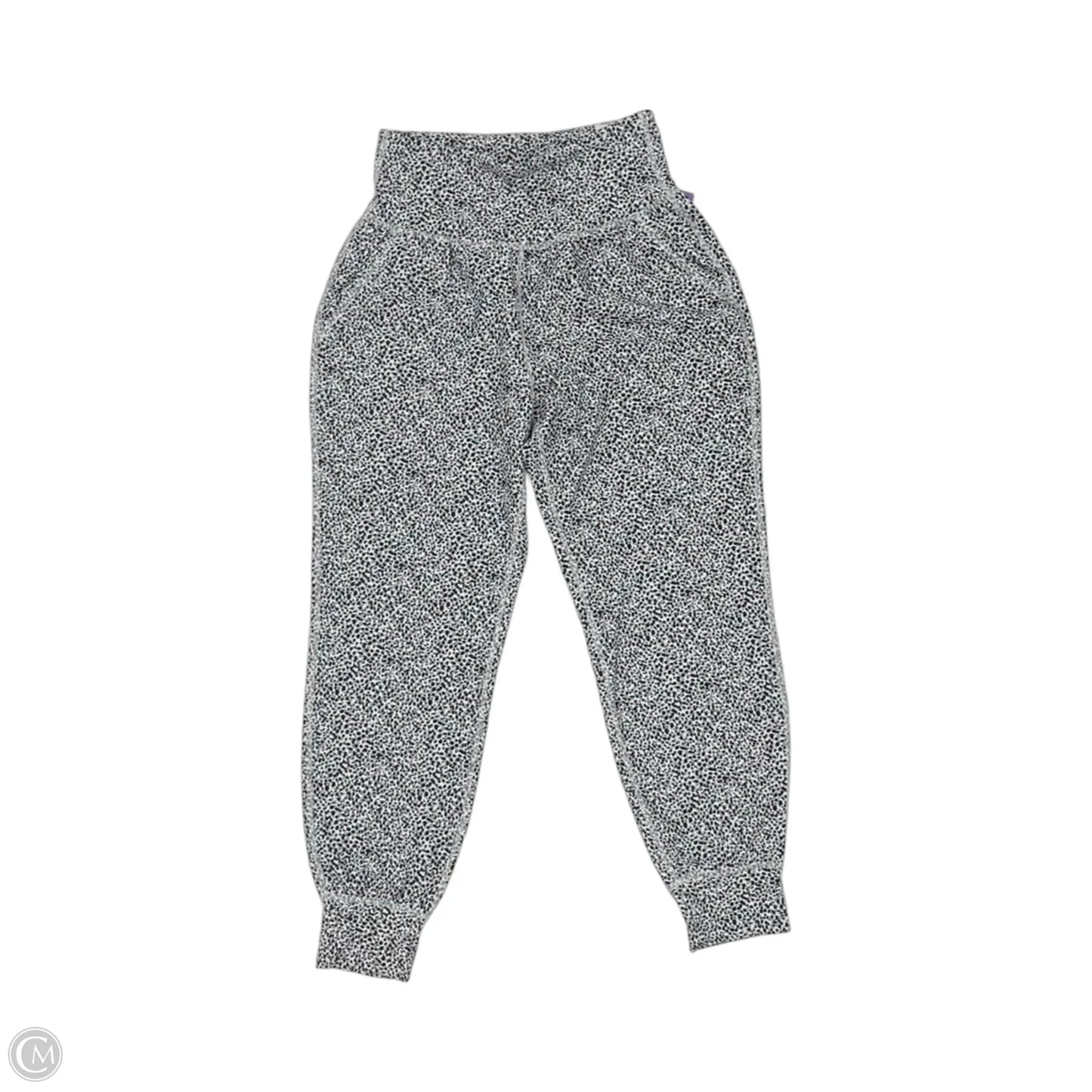 Athletic Pants By Old Navy In Black & Cream, Size: M