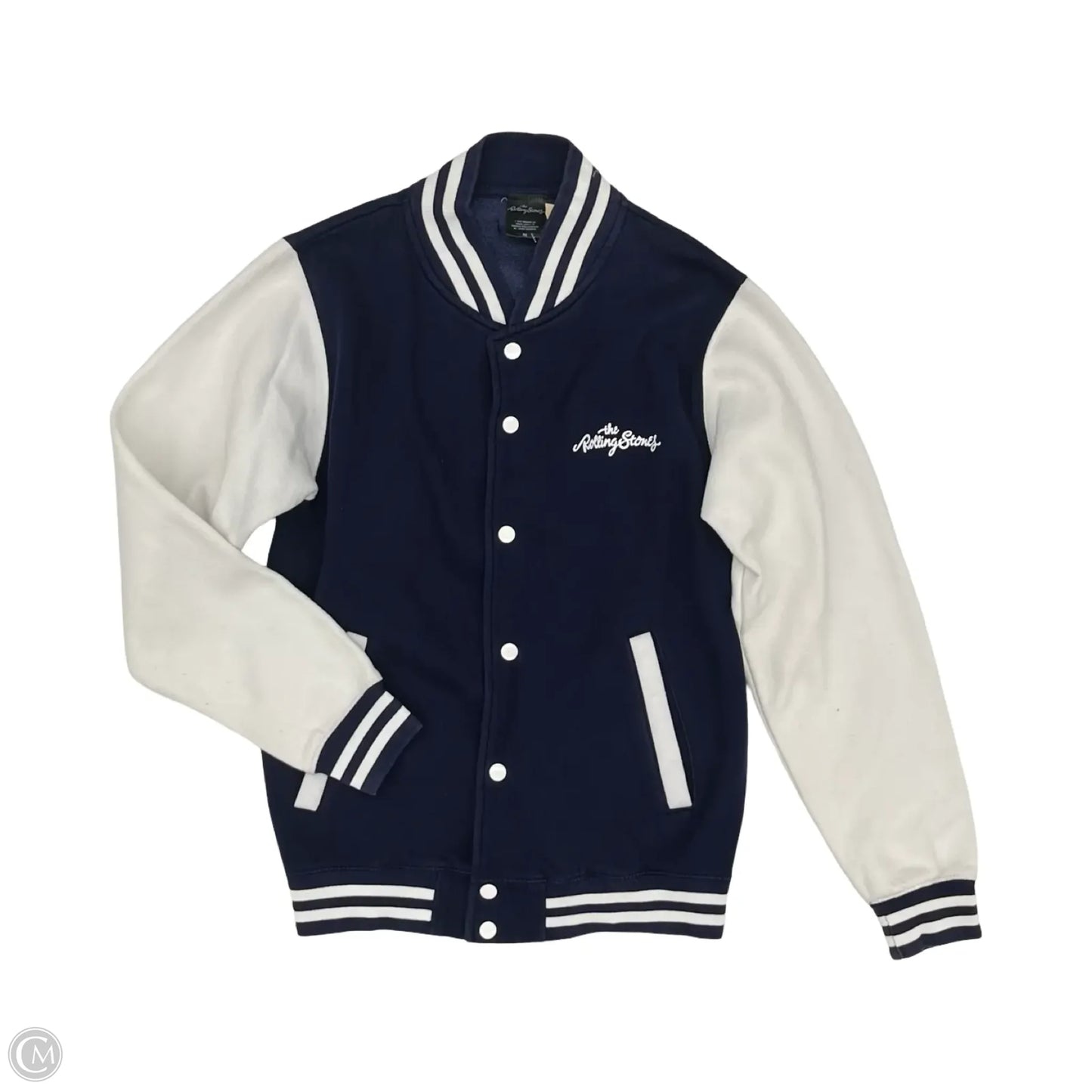 Jacket Other By Clothes Mentor In Blue & Cream, Size: M