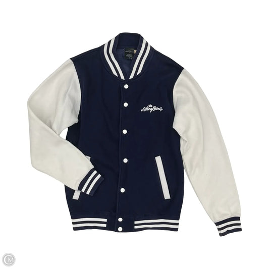 Jacket Other By Clothes Mentor In Blue & Cream, Size: M