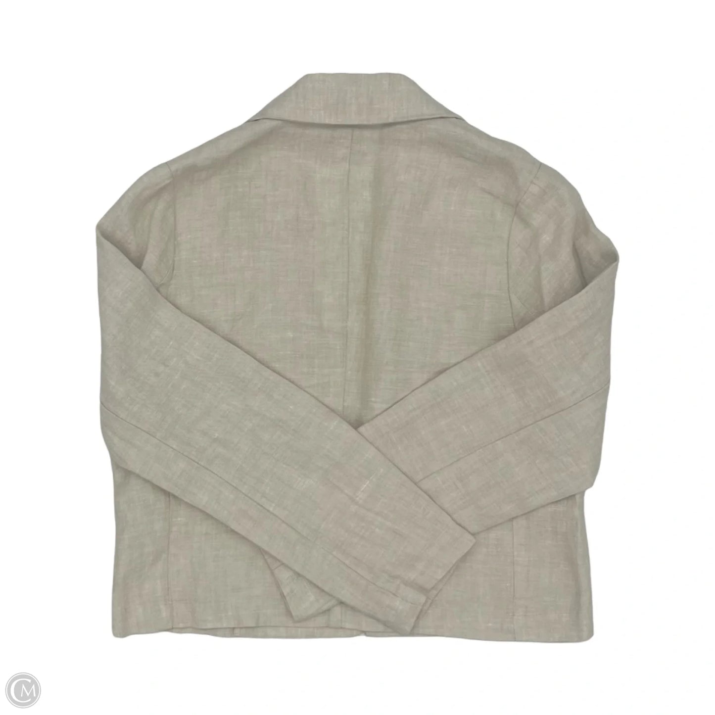 Blazer By Garnet Hill In Tan, Size: Xs