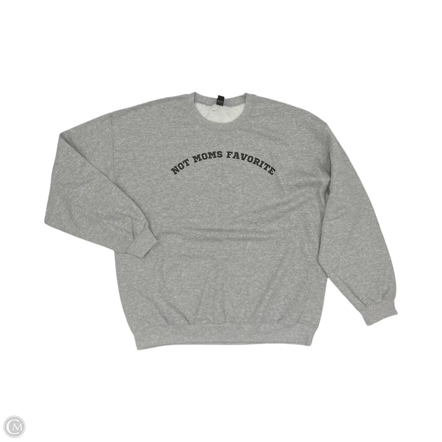 Sweatshirt Crewneck By Gildan In Grey, Size: Xl