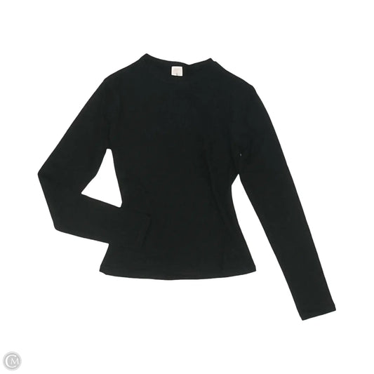 Top Long Sleeve By Clothes Mentor In Black, Size: L