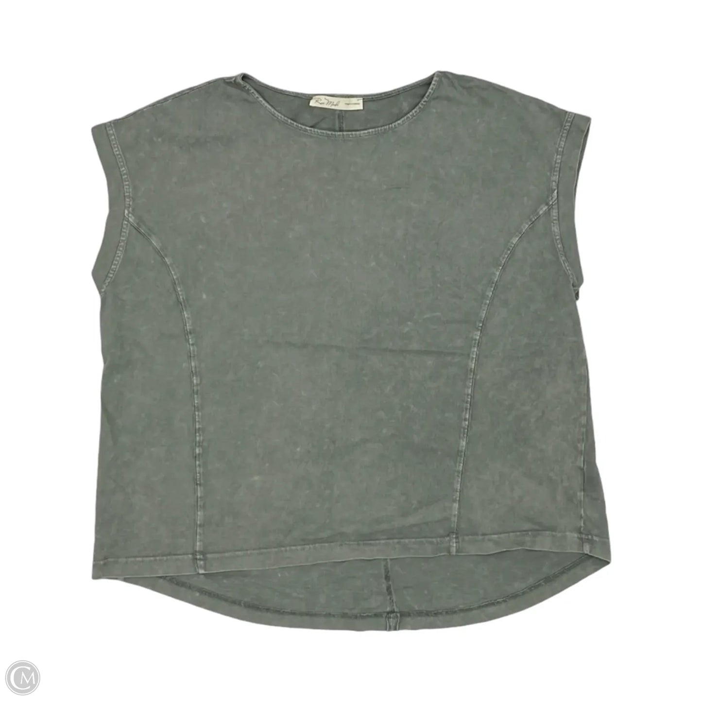 Top Short Sleeve By Clothes Mentor In Green, Size: M
